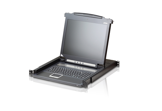 19" KVM Console With 19" LCD Screen, 1U, Nordic Layout. This Is A Stand-alone Console To Be Able To