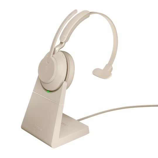 Jabra Evolve2 65 HS+Stand UC Mono Beige