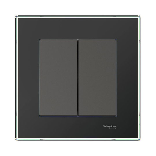 SCHNEIDER ELECTRIC EXXACT 5-KYTKIN SISÄLTÄÄ PEITELEVYN RUUVILIITOS MUSTA SOLID KULUTTAJAPAKKAUS