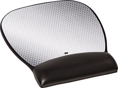 3M Wrist Rest Gel Black, Silver