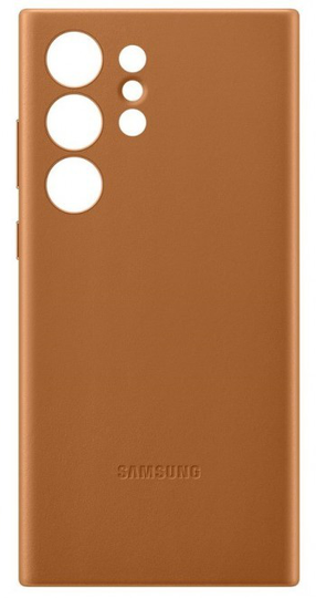 SAMSUNG LEATHER COVER S23 ULTRA CAMEL