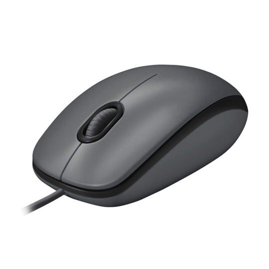 M100 Mouse Right And Lefthanded Optical 3buttons Wired USB