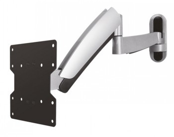 NEOMOUNTS BY NEWSTAR FLAT SCREEN WALL MOUNT (HEIGHT ADJUSTABLE SWIVEL ARM) 10-40" SILVER