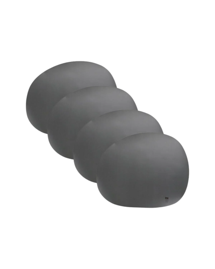 RAW - Silicone Placemat - 4 pcs - Grey (15443)