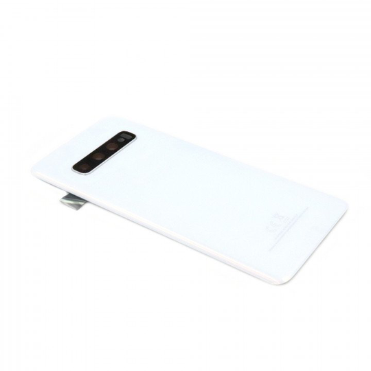 Samsung Galaxy S10 Akkukansi / Takakansi / Suojakuori - Valkoinen / Prism White (TARVIKE)