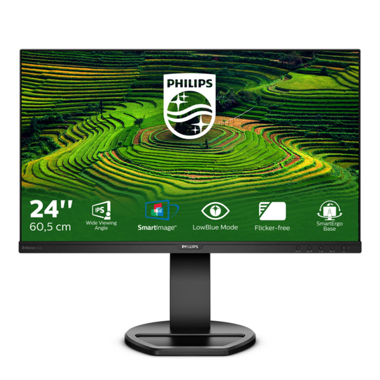 PHILIPS 241B8QJEB 24" FHD IPS HAS DP/HDMI/DVI/VGA