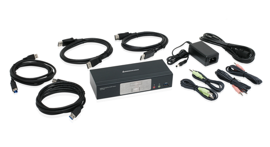IOGEAR 2-Port DisplayPort 1.2