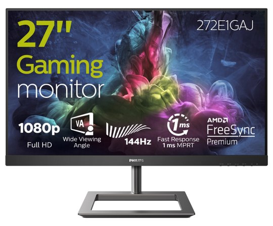 PHILIPS 272E1GAJ 27" FHD VA HDMI/DP 144HZ FREESYNC