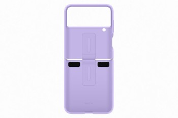 SAMSUNG Z FLIP4 SILICONE COVER WITH RING LAVENDER