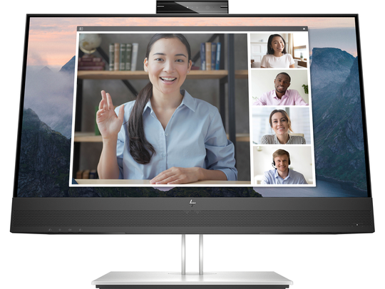 HP - 24'' Monitor E24mv G4 dock Conf FHD - Black/Silver
