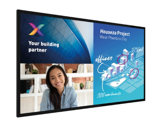 PHILIPS 65BDL8051C 65" UHD P-CAP TOUCH WINDOWS 10