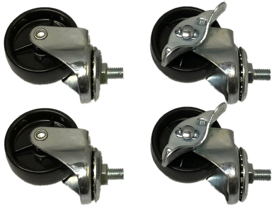 SANDBERG Wheels For Alu Slatwall 4-pack