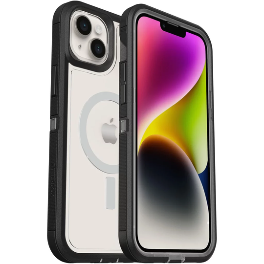 DefenderXTiPhone14PlusBLKCLR/BLKPolyBag