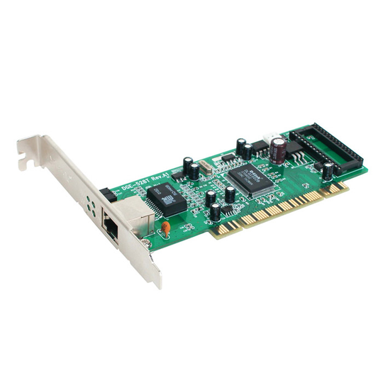Suorituskykyinen Gigabit Kupari PCI-kortti Työasemille.