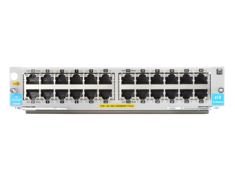 HPE 24p 10/100/1000BASE-T PoE+v3 Zl2 Mod