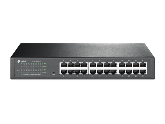 Network Switch, 24-port 10/100/1000Mbps, RJ45, Black