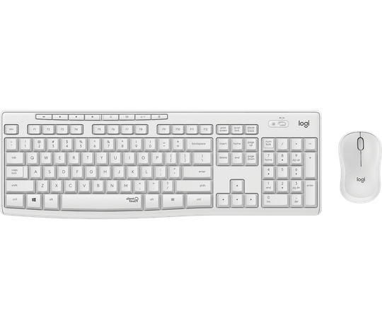 MK295 Silent Wireless Combo WHITE NDX