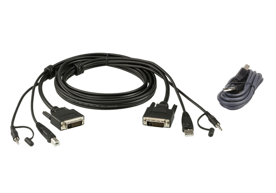 Cable KIT DVI-Dd/USB/SP L:1.8M