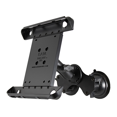 RAM Mounts UNPKD RAM DBL SUCT MNT LRG