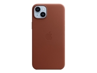 APPLE IPhone 14+ Leather Case MgS Umber
