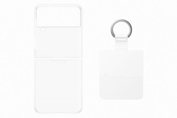 SAMSUNG Z FLIP4 CLEAR COVER WITH RING TRANSPARENT