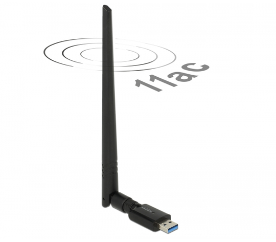 USB3 DualBand WLAN Ac/a/b/g/n Stick 867 300 Mbps Ext Anten