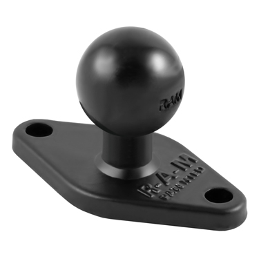 RAM MOUNTS 2.43" X 1.31" TIMANTTI-ALUSTA B-KOKO 1" KUULA