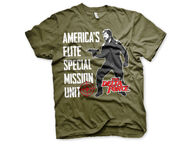 Delta Force America's Elite Special Mission Unit T-paita, oliivinvihreä