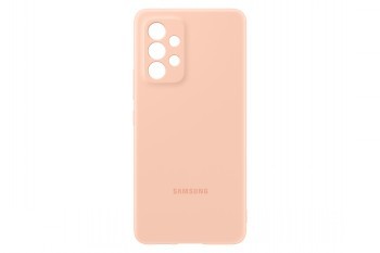 SAMSUNG SILICONE COVER PEACH A53