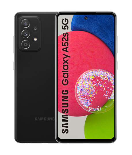 Galaxy A52s 5G, Awesome Black, 5G Smartphone, 128 GB, GSM