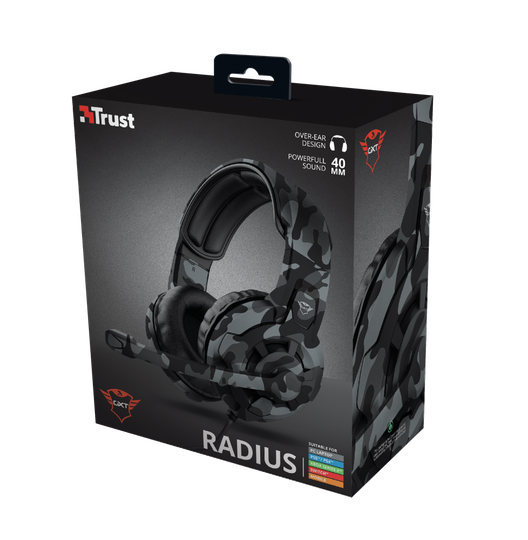 TRUST GXT411K RADIUS HEADSET BLACK CAMO
