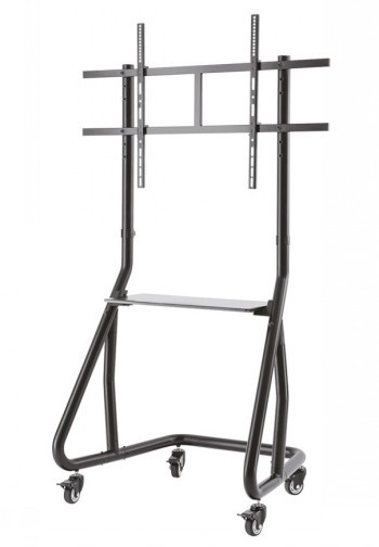 NEOMOUNTS BY NEWSTAR MOBILE FLAT SCREEN FLOOR STAND (STAND+TROLLEY) (HEIGHT: 152-169 CM) 60-105" BLA