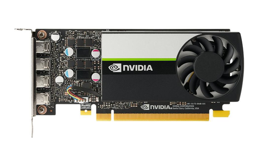 FUJITSU NVIDIA T1000 8GB (4X MINIDP), PCIE X16, WITHOUT ADAPTER CABLES INCLUDES FH- AND LP BRACKET