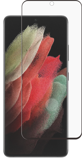 SCREENOR TEMPERED GALAXY S21 ULTRA NEW FULL COVER BLACK