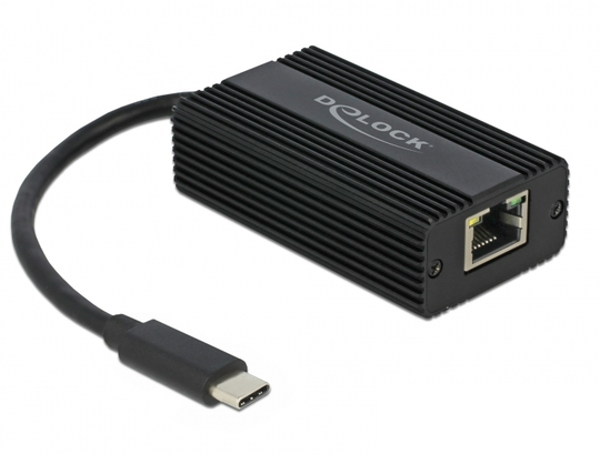 USBC To 2.5 Gbit LAN Adapter 802.3bz 2.5GBaseT 0.13m Black
