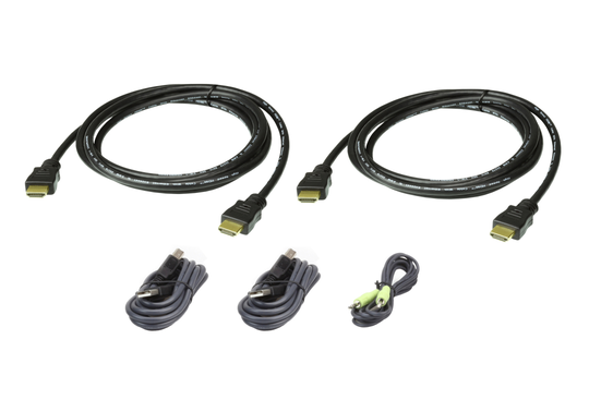 Cable KIT DUAL HDMI /USB/SP L:1.8