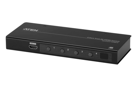 HDMI-kytkin, 4 Porttia, True UHD, 3D, RoHS, Valkoinen