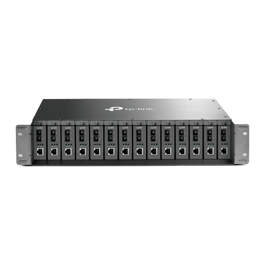 19" 2U Chassis For 14x Media Converter