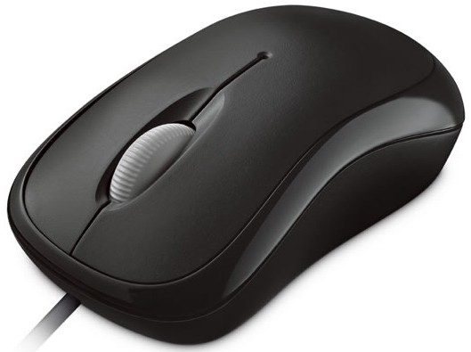 Basic Optical Mouse Mac/Win USB Black