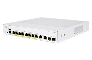 CBS350 Managed 8p GE PoE Ext PS 2x1G Com
