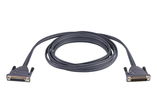 Daisy Chain Cable, DB-25 Male - DB-25 Female, 5m, Black