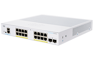 CBS350 Managed 16-port GE PoE 2x1G SFP