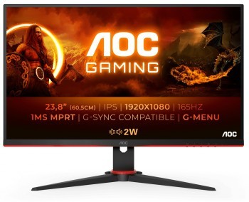 AOC 24G2SPU 24" FHD IPS HAS DP/HDMI 165HZ FREESYNC
