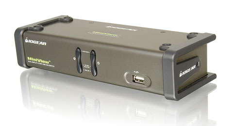 IOGEAR 2 Port Dual View KVM Switch