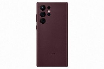 SAMSUNG LEATHER COVER S22 ULTRA BURGUNDY