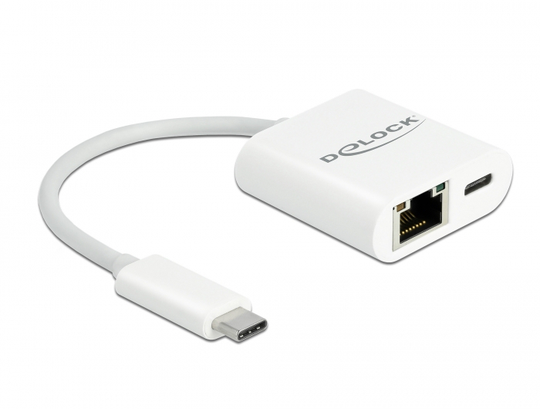 USB TypeC Adapter>Gbit LAN 10/100/1000 Mbps White