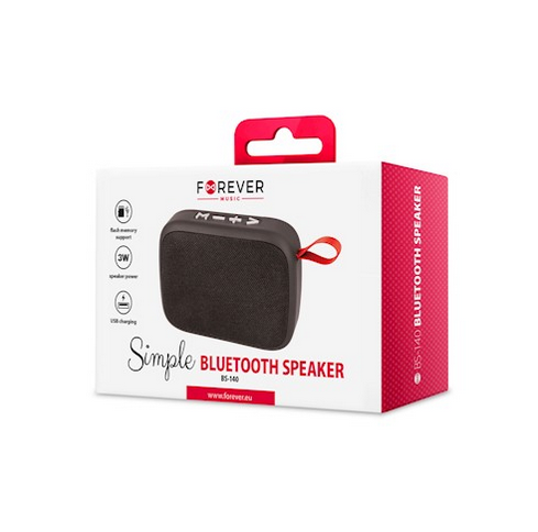 Forever BS-140 Simple Bluetooth kaiutin musta