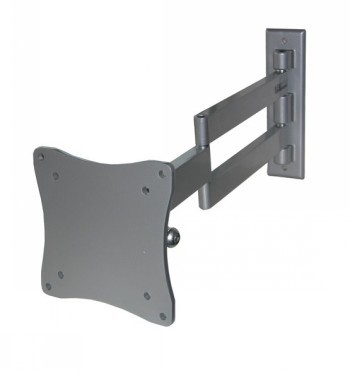 NEOMOUNTS BY NEWSTAR FLAT SCREEN WALL MOUNT (3 PIVOTS & TILTABLE) 10-27" SILVER