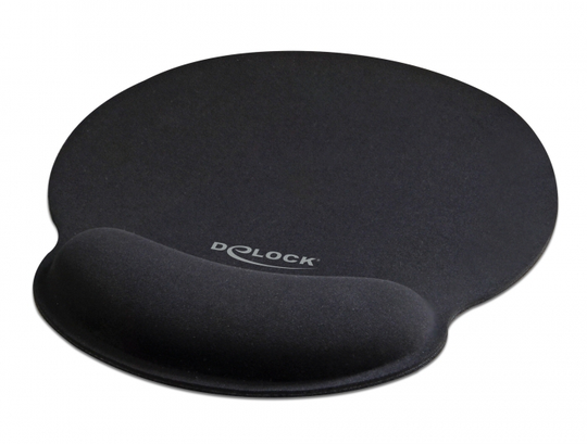 Ergonomic Mouse Pad With Wrist Rest Black 252 X 227 Mm