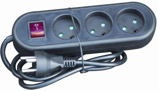MOXA 3-PLUG MED WITH SWITCH